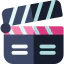 Clapperboard icon 64x64