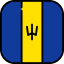 Barbados biểu tượng 64x64