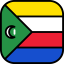 Comoros biểu tượng 64x64