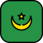Mauritania biểu tượng 64x64