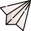 Бумажный самолетик иконка 64x64