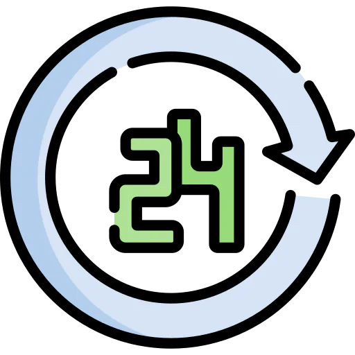 24 hours icon