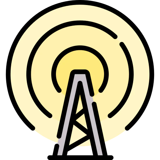 Radio antenna icône
