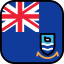 Falkland islands biểu tượng 64x64