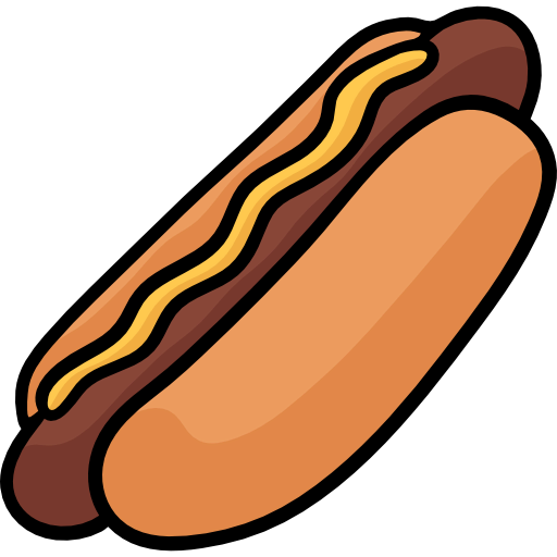 Hot dog Ikona
