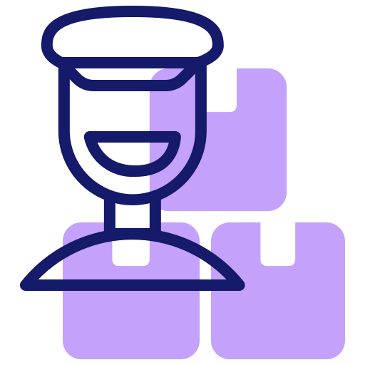 Delivery man Ikona