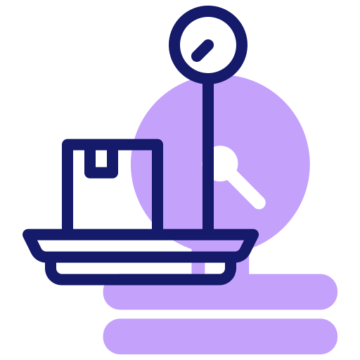 Weighing scale icon