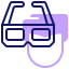 3d glasses Symbol 64x64