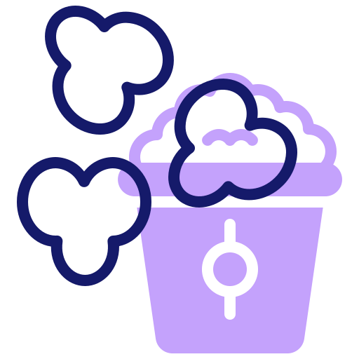 Popcorn box icon