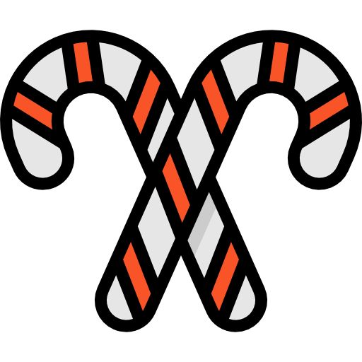 Candy cane icon