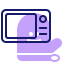 Microwave oven Symbol 64x64