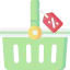 Shopping basket icon 64x64