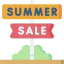 Summer sale ícone 64x64
