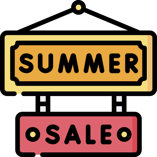 Summer sale ícone