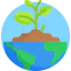 Earth day ícono 64x64