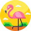 Flamingo アイコン 64x64