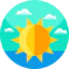 Sun icon 64x64