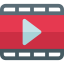 Video marketing ícone 64x64
