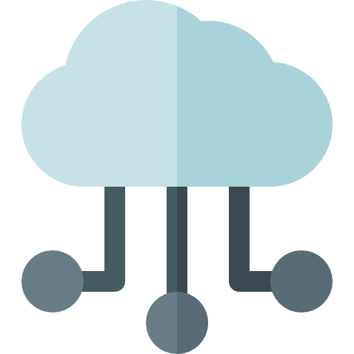Cloud network icon