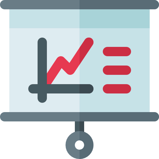 Line chart icon