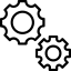 Cogwheels icône 64x64