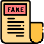 Fake news icon 64x64