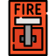Fire alarm icon 64x64