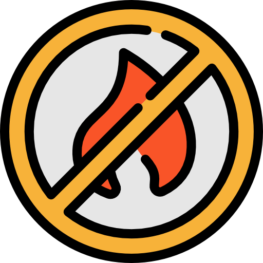No fire allowed icon