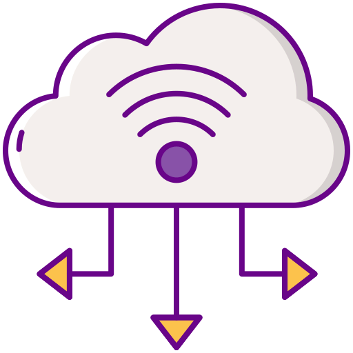 Cloud sharing icon