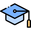 Graduation cap icône 64x64