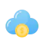 Cloud banking icon 64x64