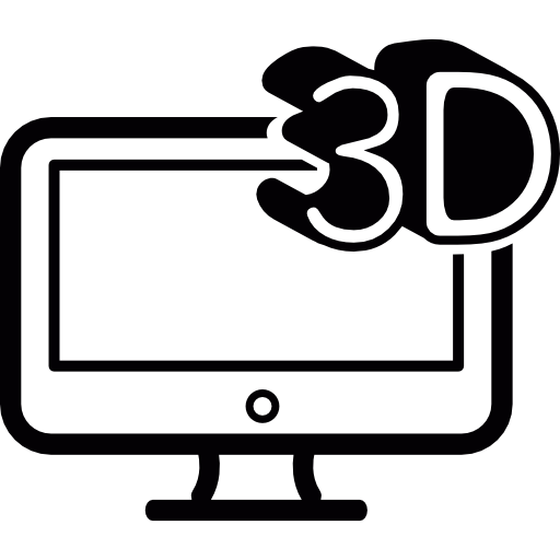 3D screen icon