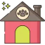 Домик для домашних животных иконка 64x64