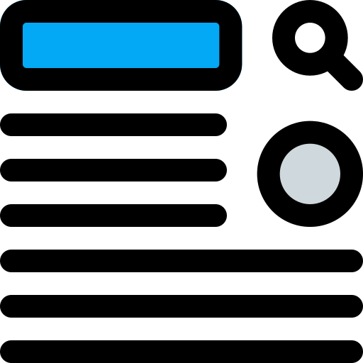 List search icon