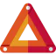 Reflective triangle アイコン 64x64