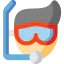 Snorkeling icon 64x64