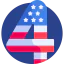 4th of july icon 64x64