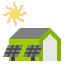Green house icon 64x64