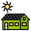 Green home icon 64x64