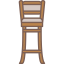 Барный стул иконка 64x64