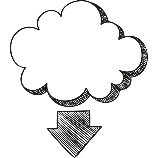 Cloud computing icon