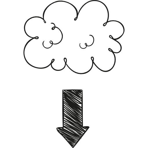 Cloud computing アイコン