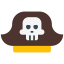Pirate hat icon 64x64