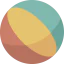 Пляжный мяч иконка 64x64