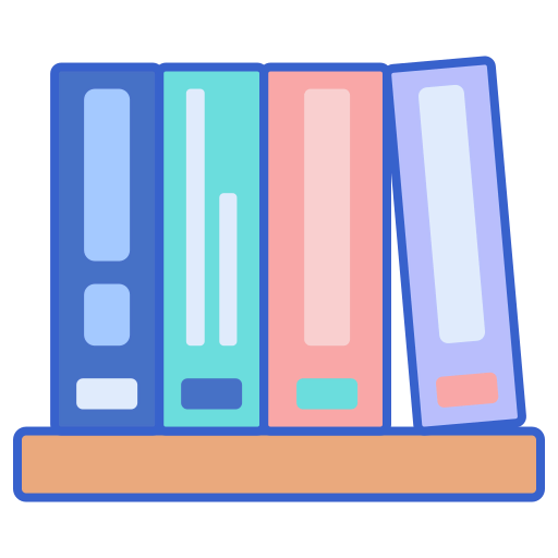 Book shelf icône