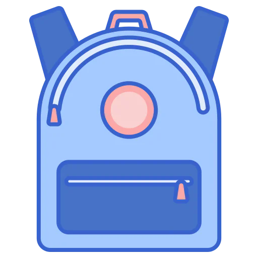 School bag icône