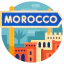 Morocco icône 64x64