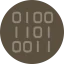 Binary code ícono 64x64