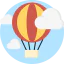 Hot air balloon icon 64x64