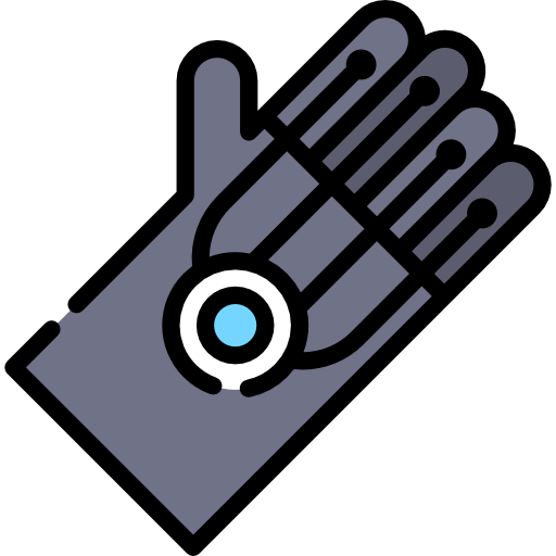 Проводные перчатки иконка